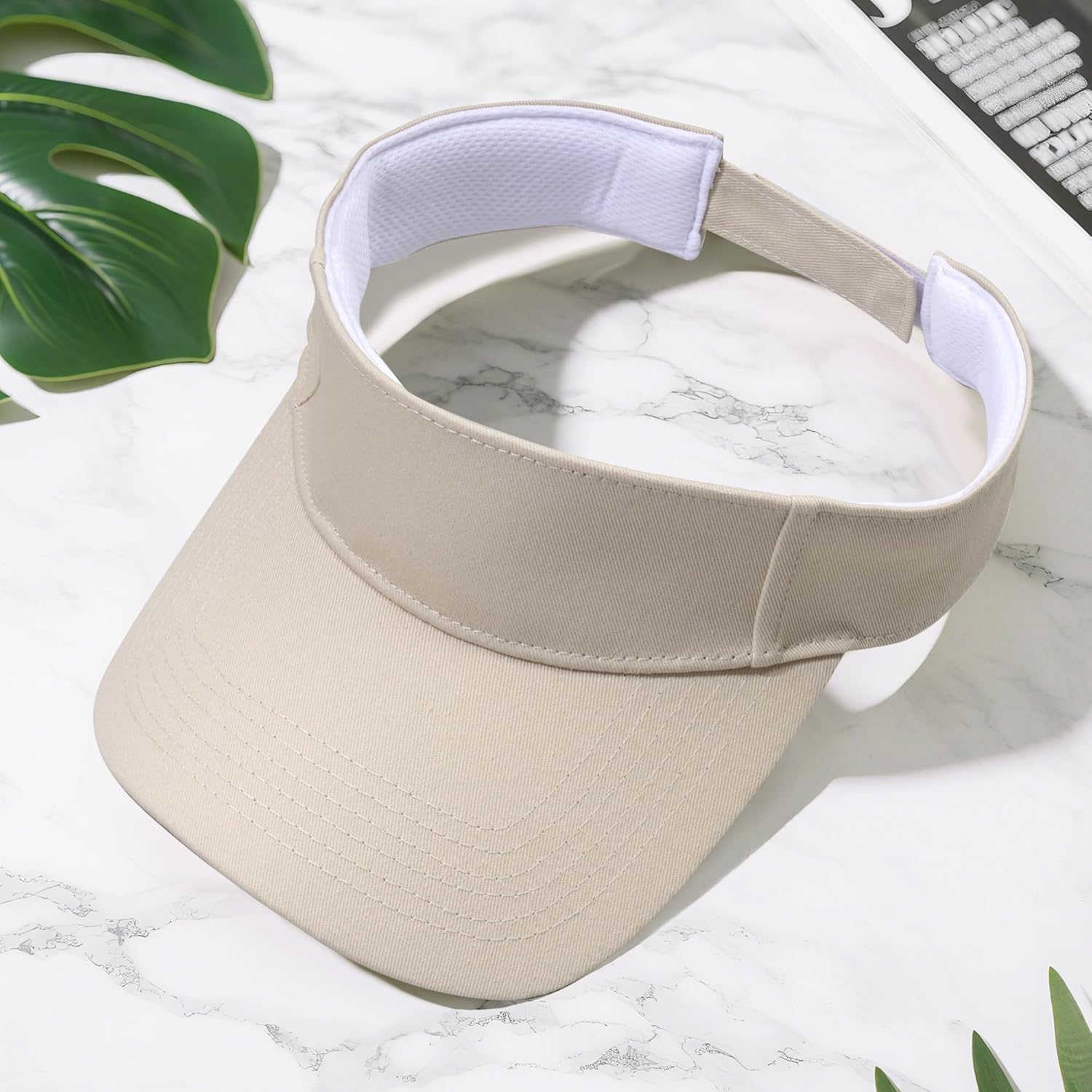 Dxhycc Sport Sun Visor Hats for Women Men, Adjustable Cotton Ball Caps Sun Caps for Golf, Running, and Outdoor Activities
