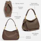 Coach Women'S Soft Pebble Leather Cary Crossbody