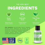 Best Ingrown Hair Treatment - Razor Bump & Bikini Line Salicylic Acid Gel - Tea Tree After Shave Bump Remover for Women - lavoSkin