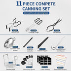 Gemfino Canning Supplies Starter Kit With Canning Rack,Canning Kit For Beginners