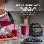 Ninja Ultracrush Professional Blender | 1000W Power, Xl 72-Oz.* Pitcher | Total Crushing Technology | 3 Manual Speeds For Smoothies, Sauces & More | Full-Size Countertop | Black | Bp201 (2026)