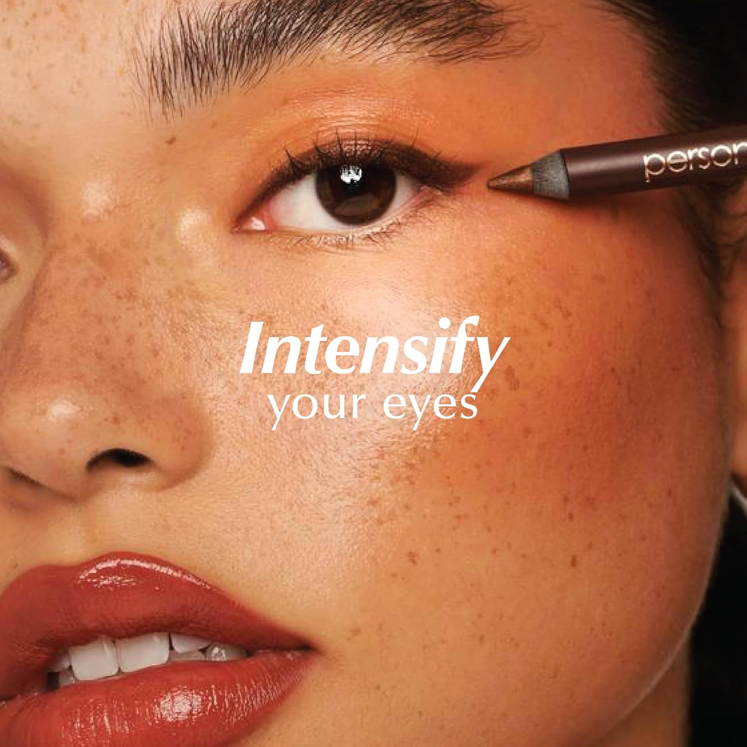 PERSONA 24HR Chocolate Waterproof Eyeliner Pencil | Creamy, Smudgeable Pencil for Lash Line & Waterline | All-Day to All-Night Wear | Vegan, Cruelty-Free, Paraben-Free | Made in USA