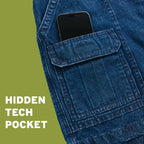 Savane Mens 8” Hiking Cotton Cargo Shorts With Tech Pocket (Available In Big & Tall)