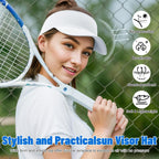 Sukeen Cooling Stretchy Visor Free Size Cool Hat with UV Protection Brim Peak Vizor for Golf,Tennis,Cycling,Running