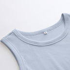 Anrabess Womens Sleeveless High Neck Tank Tops Fashion Summer Casual Basic Slim Fit Ribbed Racerback Top Shirt Clothes