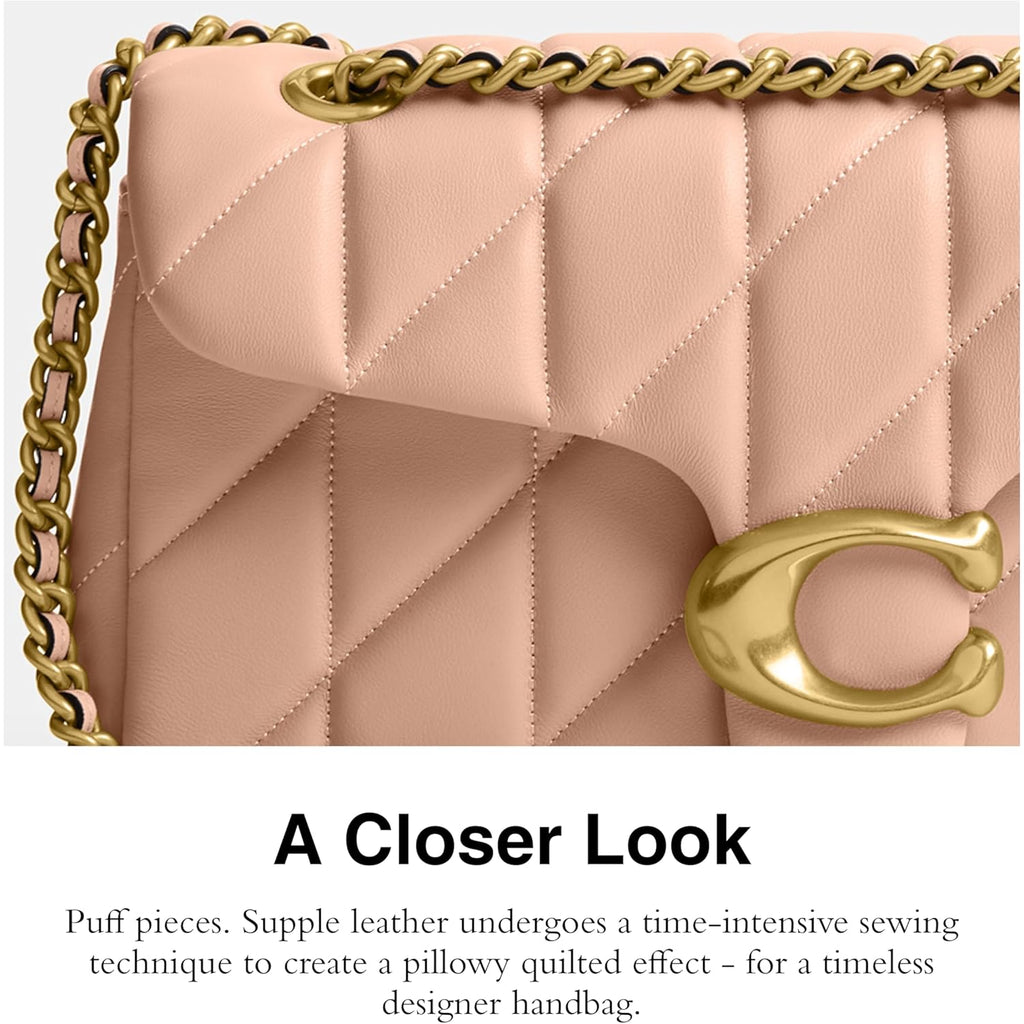 Coach Quilted Tabby Shoulder Bag 26 with Chain