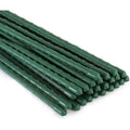 Garden Stakes, 25 Pack Steel Plant Garden Tomato Stakes With Plastic Coat For Climbing Plants (25 Pack 58 Inch)