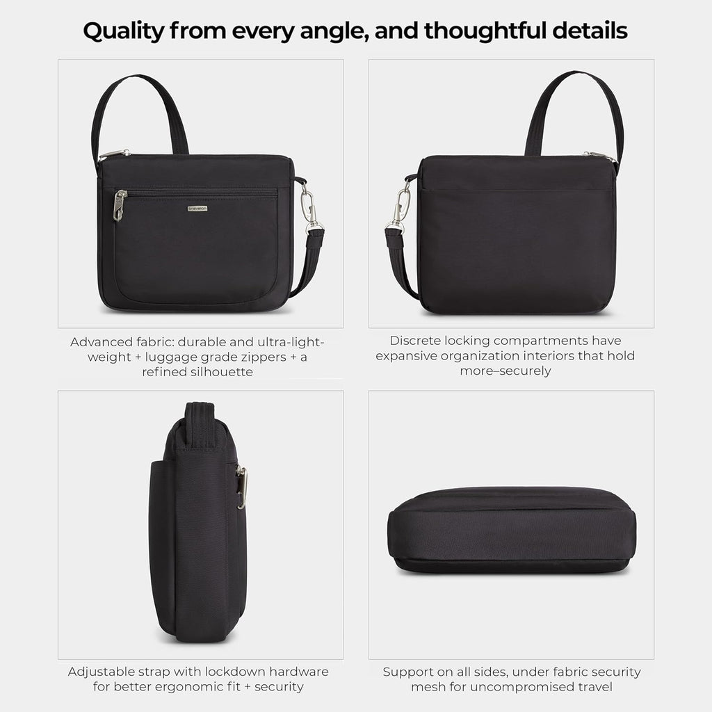 Travelon Anti-Theft Classic Small East/West Crossbody