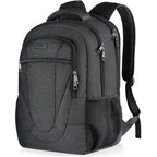 Bikrod Travel Laptop Backpack, 17 Inch Extra Large School Backpacks For Teen Boys And Girls, Black Water Resistant Women Back Pack, Business Men Sturdy Computer Bag