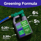 Commercial Grade Lawn Fertilizer With Iron- Liquid Fertilizer Spray- Nitrogen And Iron For Deeper Green Turf- Any Grass Type - Simple Lawn Solutions - Lawn Energizer - 32 Ounce