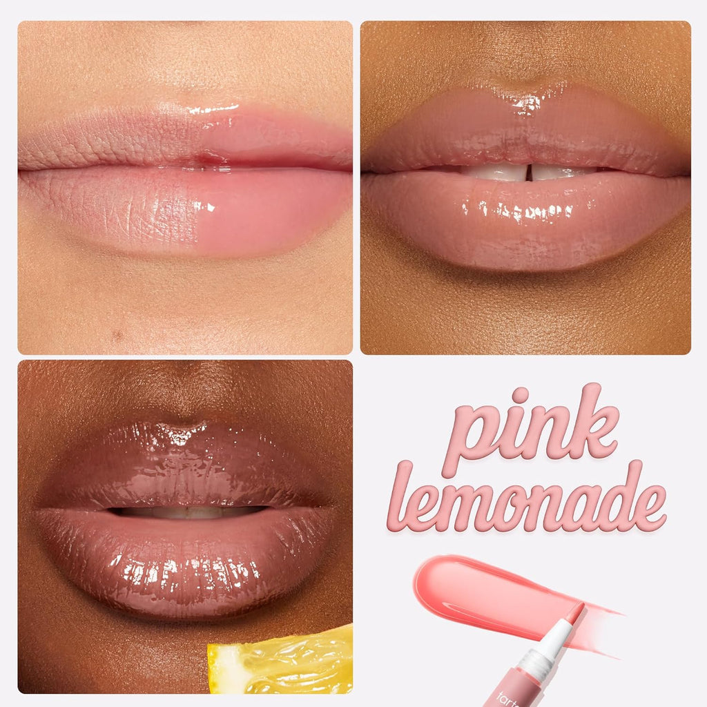 tarte maracuja juicy lip gloss – Peptide-Infused Hydrating Glossy Balm, 12HR Instant Moisture lipgloss, Includes Collectible Charm, Vegan & Cruelty-Free, full size