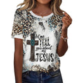 Kistore Womens Crew Neck Short Sleeve Tops Dressy Casual Blouses Summer Shirts S-3XL