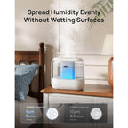 Dreo 4L Humidifiers For Bedroom, 36H Runtime, 28 Db Quiet, Hm311 | Easy To Refill & Clean, Bpa-Free, Nightlight, Supersized Air Humidifiers For Large Room, Baby Nurseries, Plants, Indoor