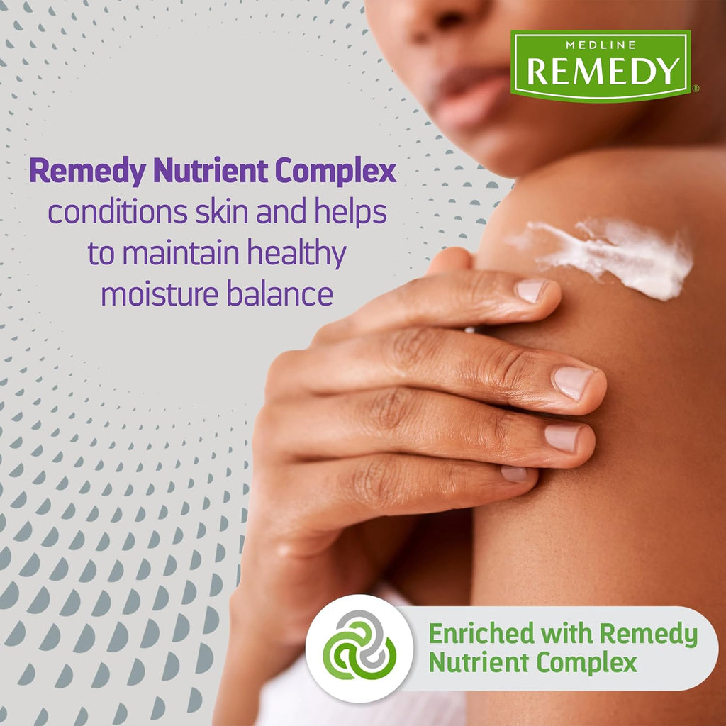 Medline Remedy Specialized Skin Cream, 4 Oz., Hydrating And Nourishing Formula For Dry Skin