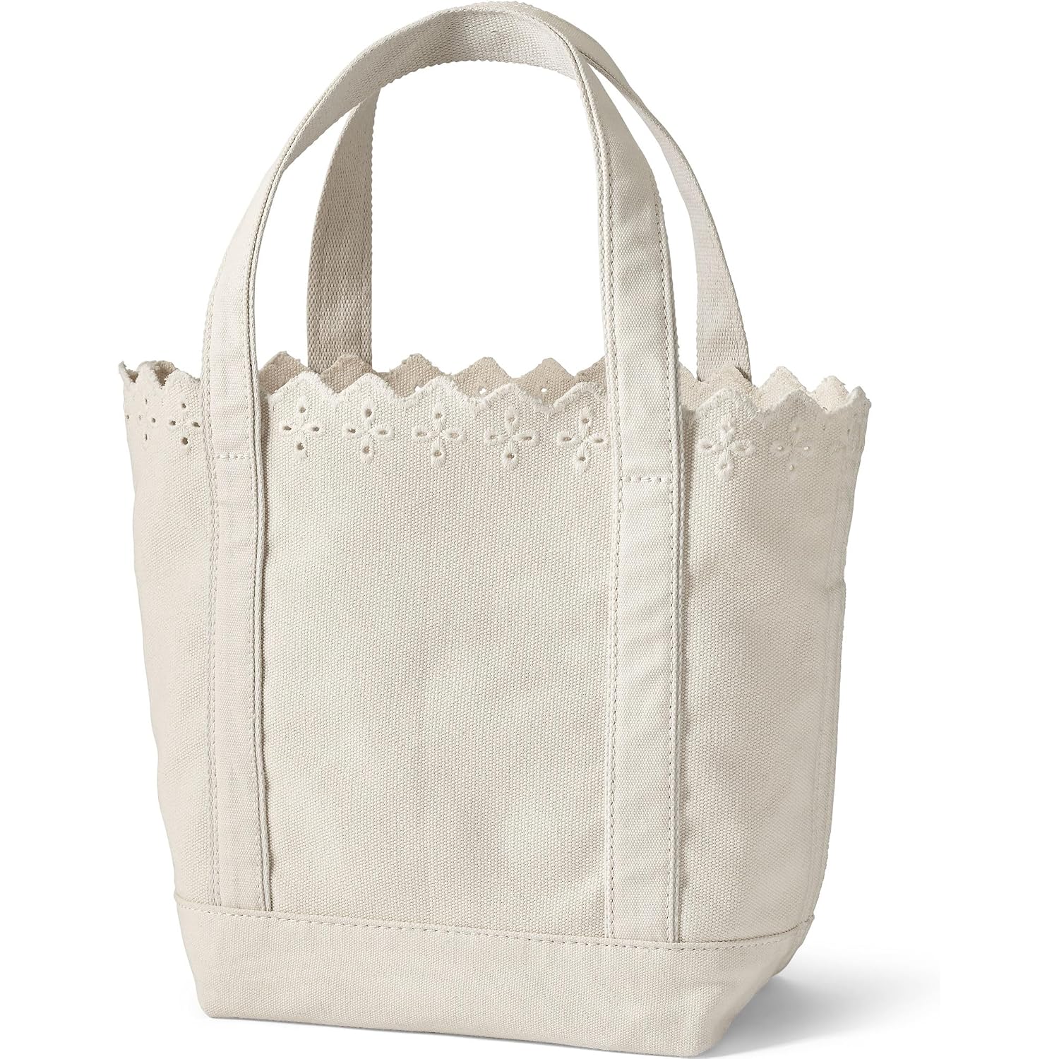 Lands' End Open Top Canvas Tote Bag