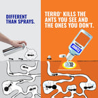 Terro Liquid Ant Killer 3-Pack Indoor Ant Baits With Borax - Kills Common Household Ants Including Ghost, Sugar, And Black Ants - Fast-Acting Pest Control, T200-3Sr