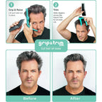 Cut Your Own And Other'S Hair At Home The Easy Way | Diy Haircut Tool For Everyone | Use With Your Hair Clippers For Clean, Even Trims Every Time With Grip And Trim.