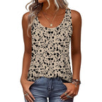 Zeagoo Womens Tank Tops Flowy Loose Fit Scoop Neck Casual Summer Tops Curvy Hem