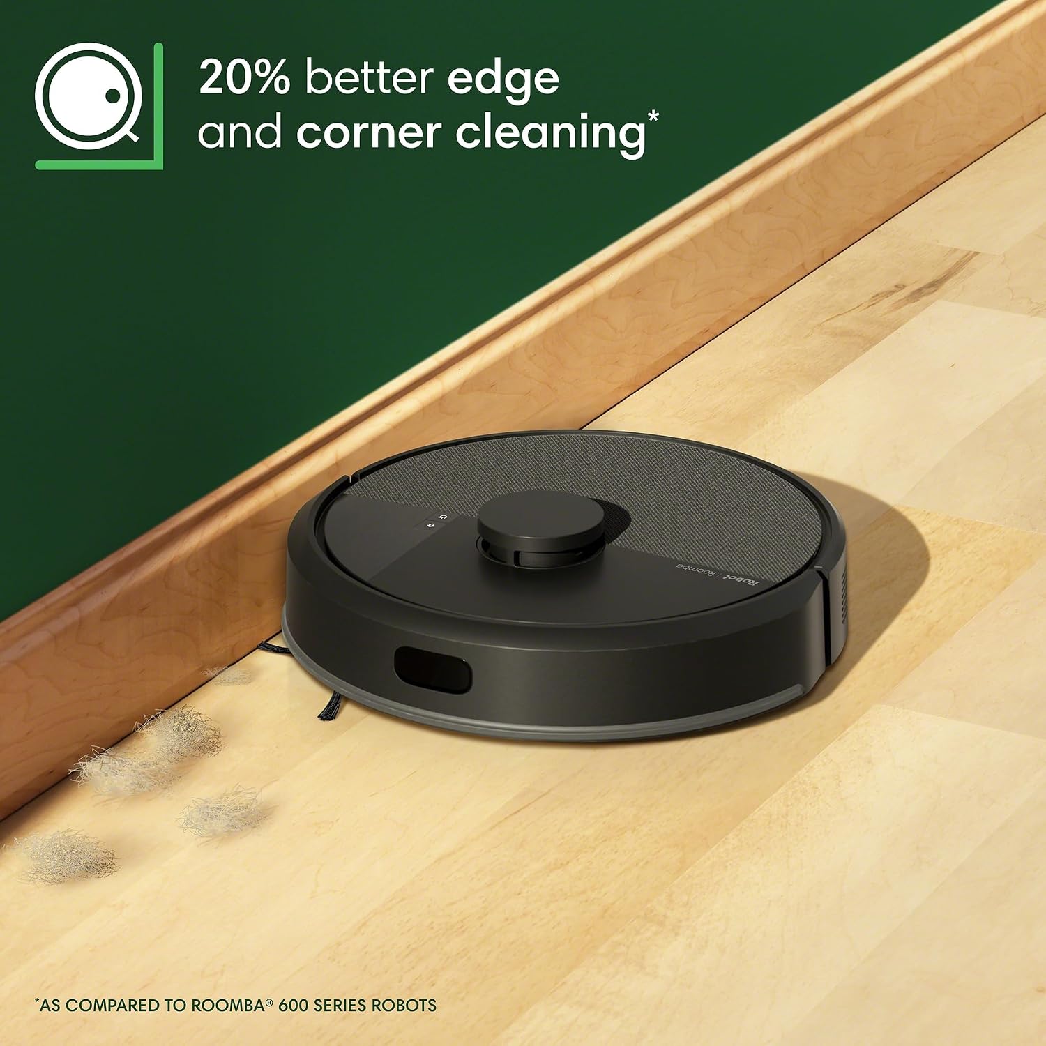 Irobot Roomba 105X Robot Vacuum, Smart Lidar Mapping, 70X Power‑Lifting Suction, Custom Room Cleaning, App & Voice Control, Auto Recharge, Great For Homes With Pets & Kids