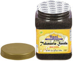 Rani Tukmaria (Natural Holy Basil Seeds) 1.38Lbs (22Oz) 624G Pet Jar Used For Falooda / Sabja Dessert, Spice & Ayurveda Herbal ~ Gluten Friendly | Non-Gmo | Kosher | Vegan | Indian Origin