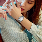 Oidea Women'S Stretch Band Quartz Watch Large Face Easy Reader Dial