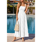 Prettygarden Womens Summer Dresses 2026 Casual Sleeveless Square Neck Formal Wedding Guest Beach Vacation Boho Maxi Dress