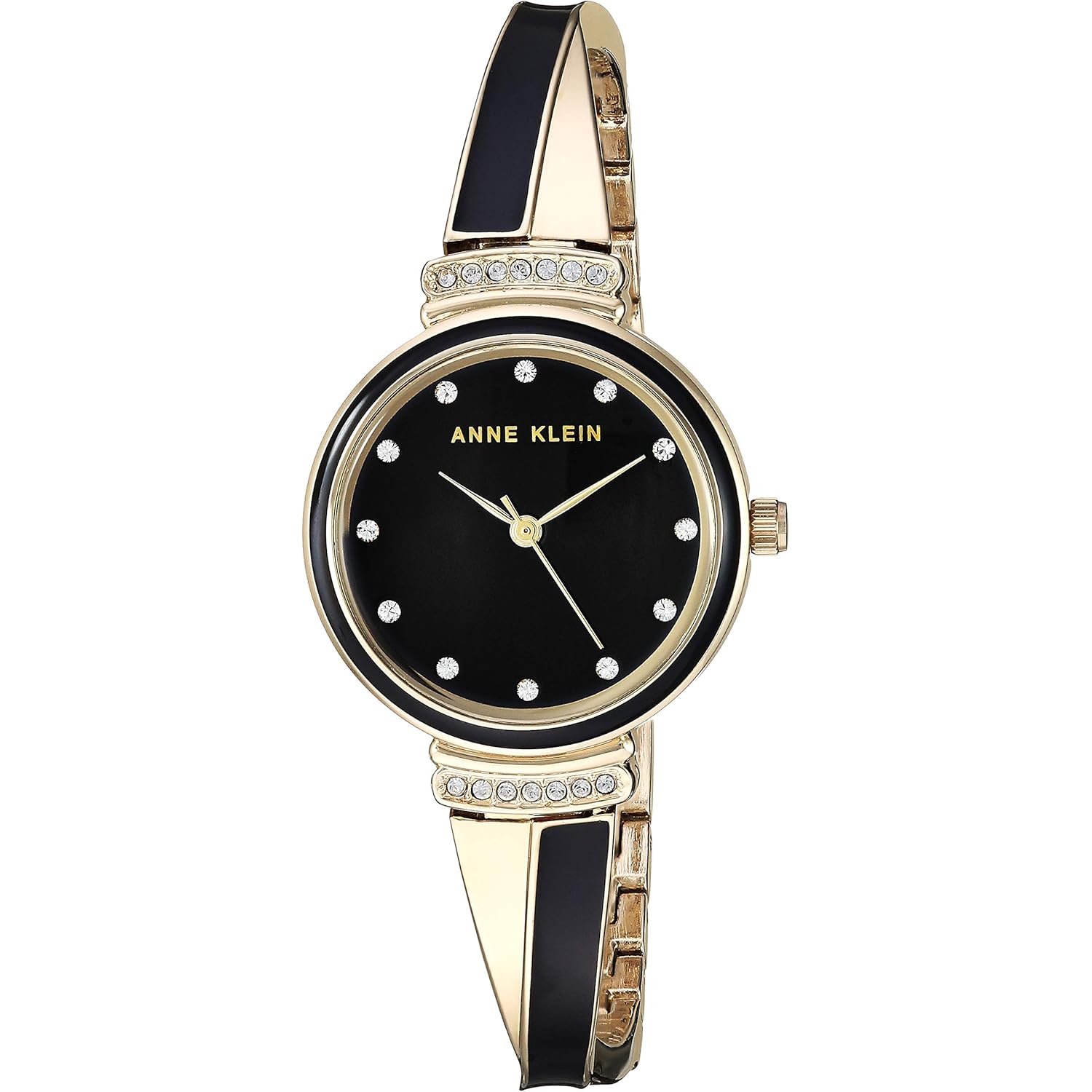 Anne Klein Women's Premium Crystal Accented Watch and Bangle Set