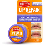 O'Keeffe'S Lip Repair Night Treatment Lip Balm For Dry, Cracked Lips - 0.25 Ounce Jar (1 Pack) - Moisturizer Extremely Cracked, Dry Lips