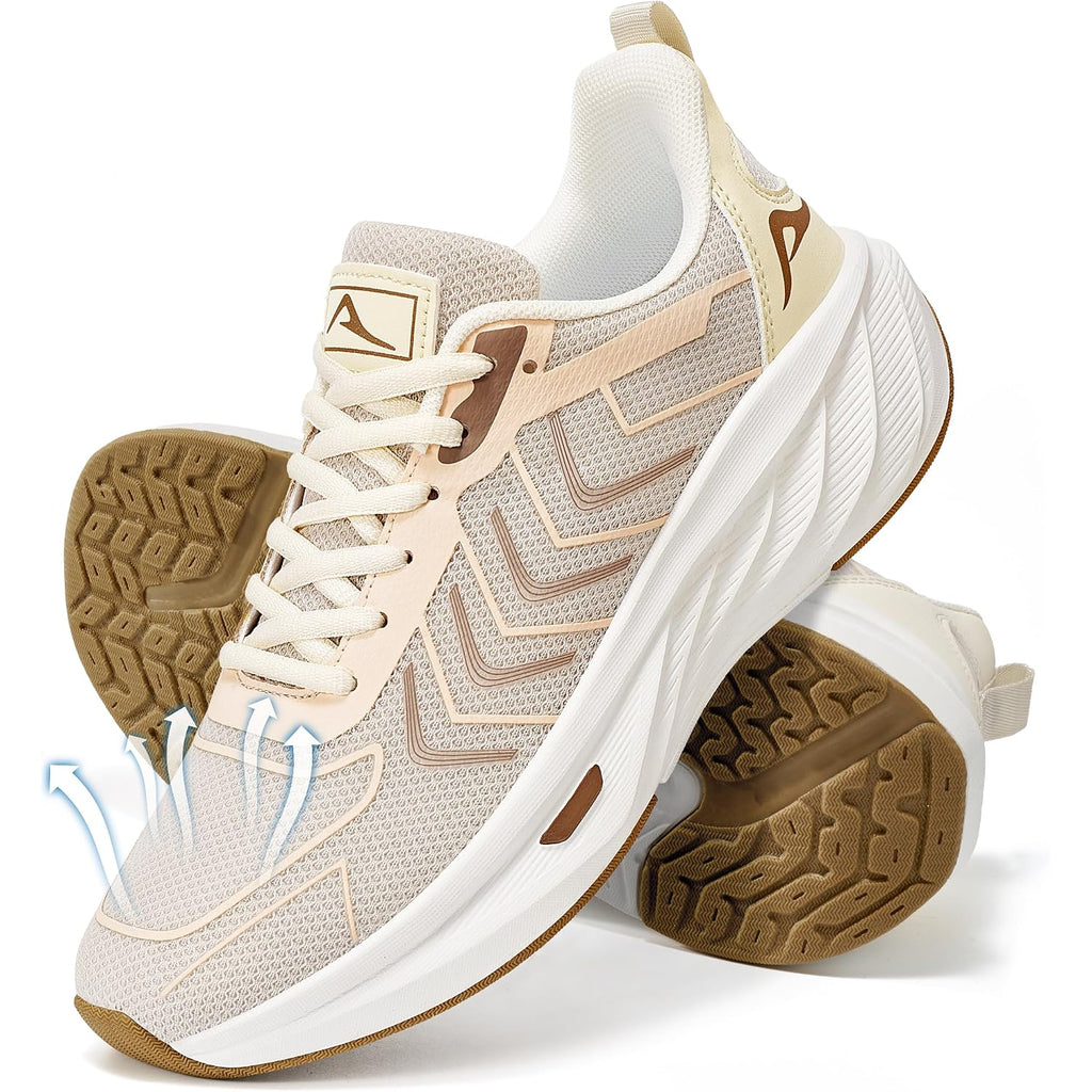 Harence Womens Sneakers Tennis Shoes: Comfortable Breathable Non Slip Casual Athletic Walking Shoes For Gym Workout
