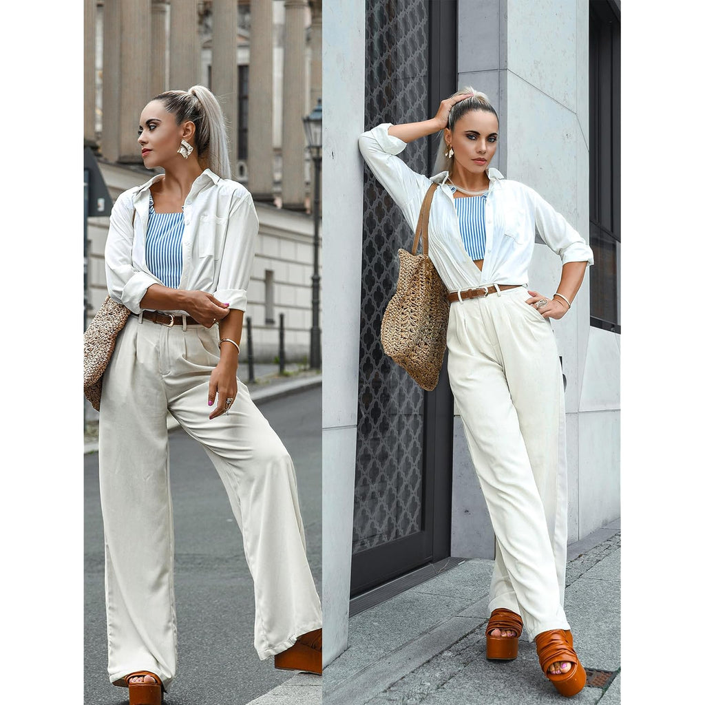 Button Down Shirt for Women Long Sleeve Blouses Floral Printed Tops Business Casual Work Outfits S-XXL