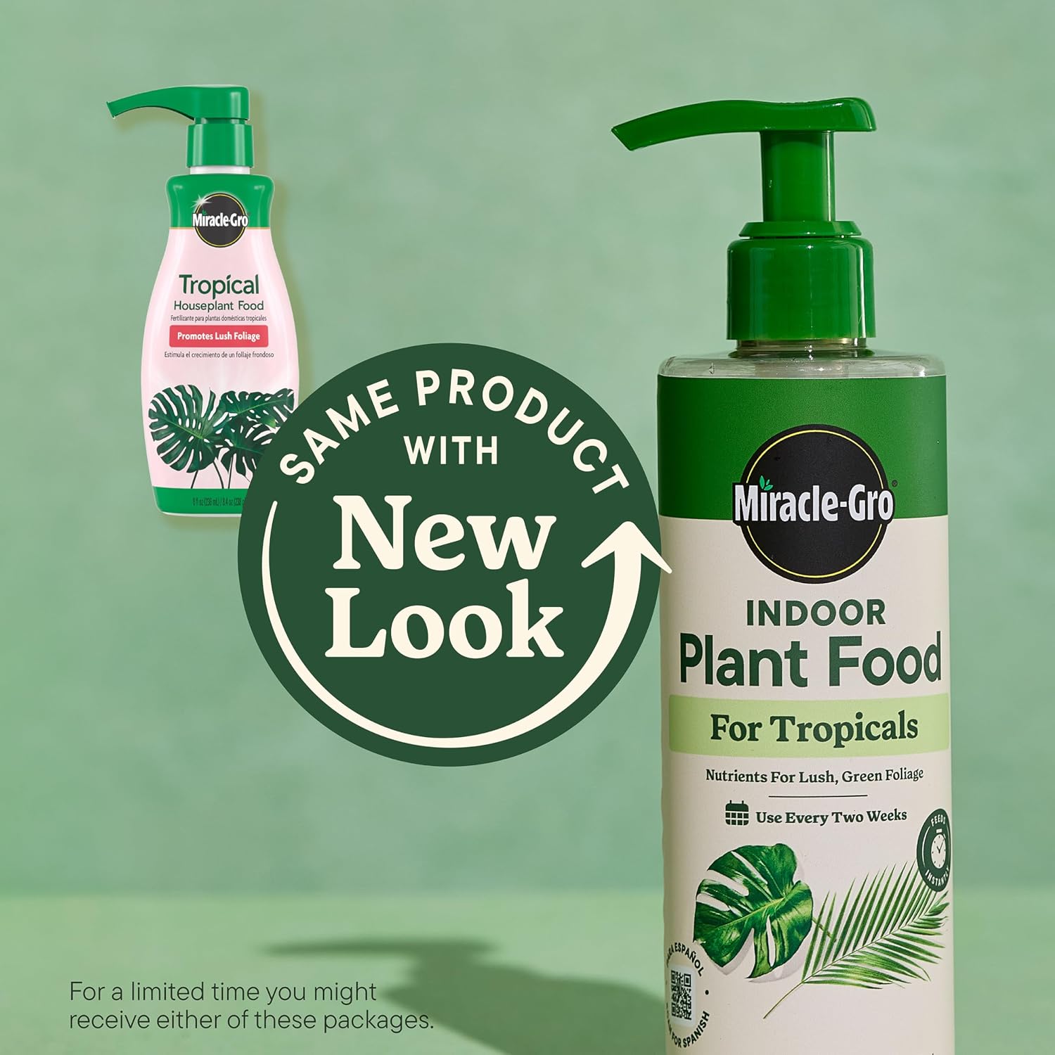 Miracle-Gro Indoor Plant Food For Tropicals, 8 Fl. Oz. (2-Pack) | Liquid Plant Food For Tropical Houseplants