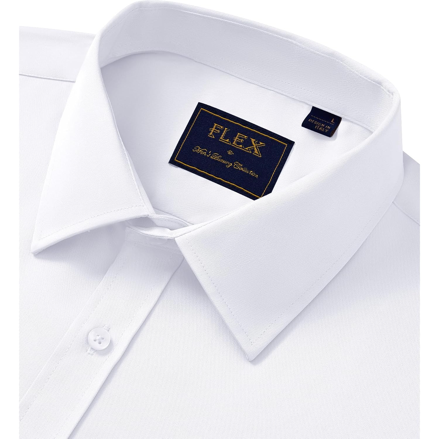 J.Ver Mens Short Sleeve Dress Shirts Solid Wrinkle Free Casual Button Down Shirt With Pocket