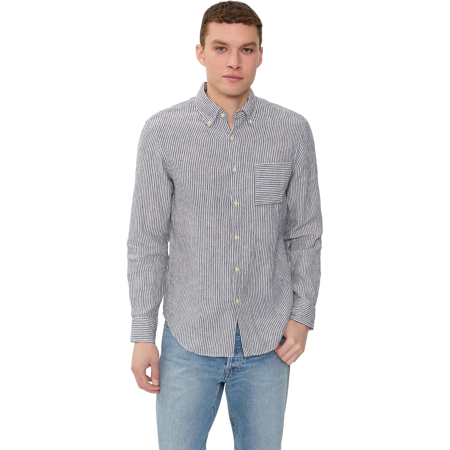 Alex Crane Men'S Linen Playa Shirt