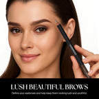 Sorme Cosmetics Waterproof Eyebrow Pencil (True Taupe) | Natural Defining Brow Liner With Brush | Smudge-Proof & Waterproof Eyebrow Makeup | Nourishing Eye Brow Pencil For All Skin Types