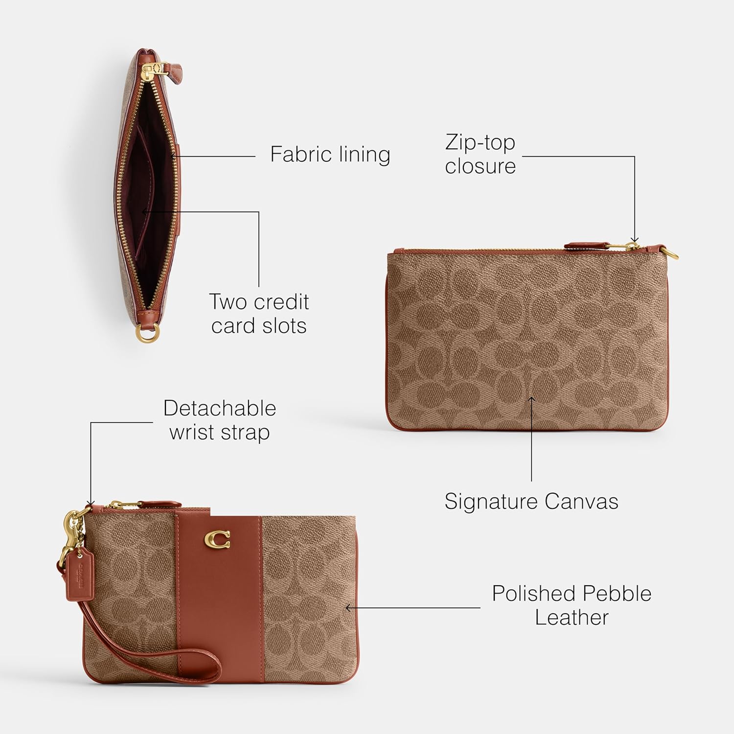 Coach Women's Small Wristlet