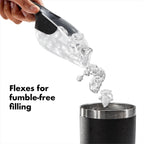 OXO Good Grips Flexible Scoop, 1 Cup, Ice Scoop for Freezer, Kitchen Food Scooper for Flour, Pet Food and More