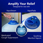 Vicks Warm Steam Vaporizer & Humidifier 1.5 Gallon Tank For Small And Medium Rooms, Night Light, Works With Vapopads And Vaposteam