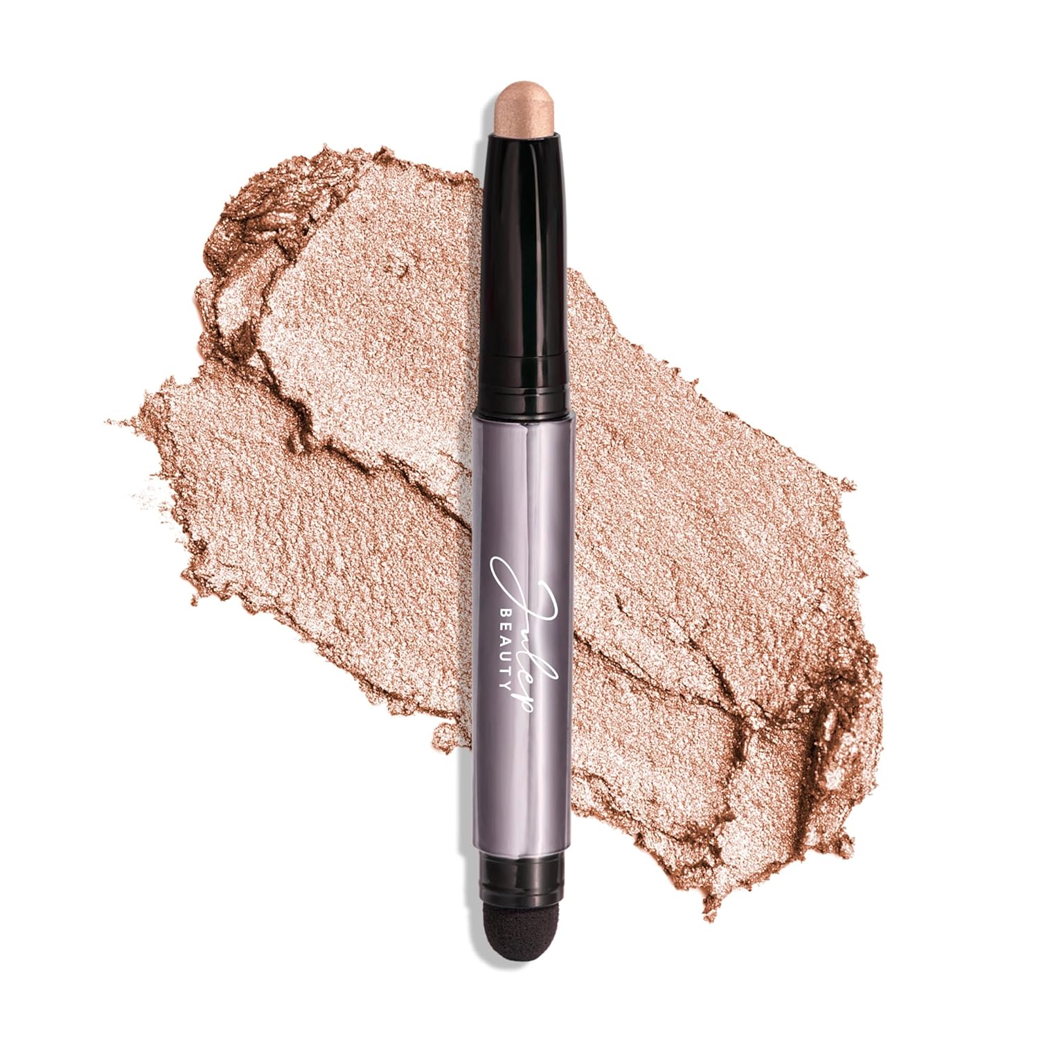 Julep Eyeshadow 101 Cream-to-Powder Waterproof Eyeshadow Stick – Champagne Shimmer – Long-Lasting, Buildable, Crease-Proof, Cruelty Free, Shimmer Finish with Built-In Smudger