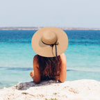 Double Couple Womens Straw Hat Wide Brim Floppy Beach Sun Hat for Women UPF 50+ Adjustable Strap Vacation