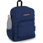 Jansport Cross Town Backpack 17" X 12.5" X 6" - Simple Bag For Everyone With 1 Main Compartment, Front Utility Pocket - Premium Class Accessories - Navy