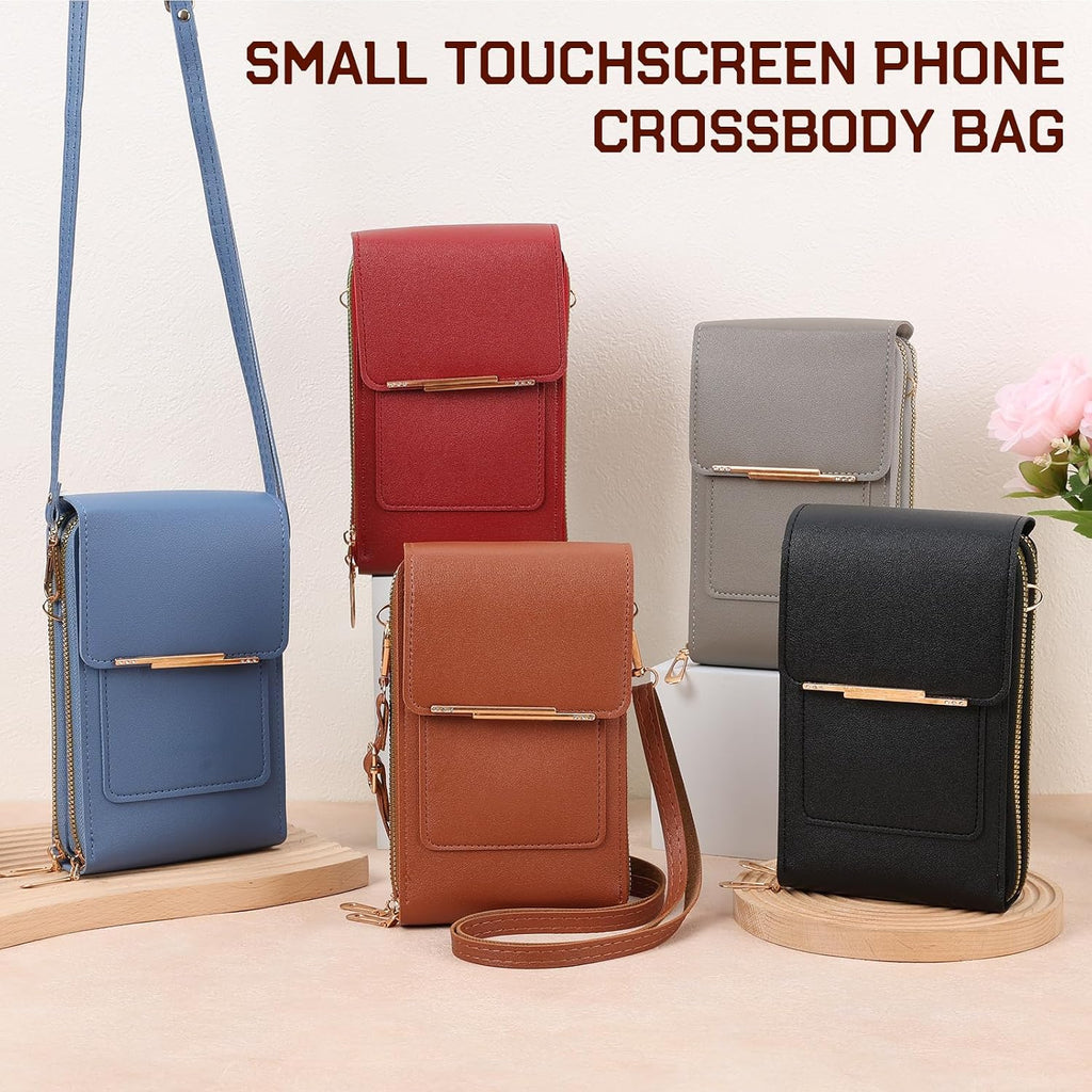 Touchscreen Crossbody Phone Purse For Women,Cell Phone Crossbody Bag,Blocking Cell Phone Wallet Purse,Crossbody Purse Bag