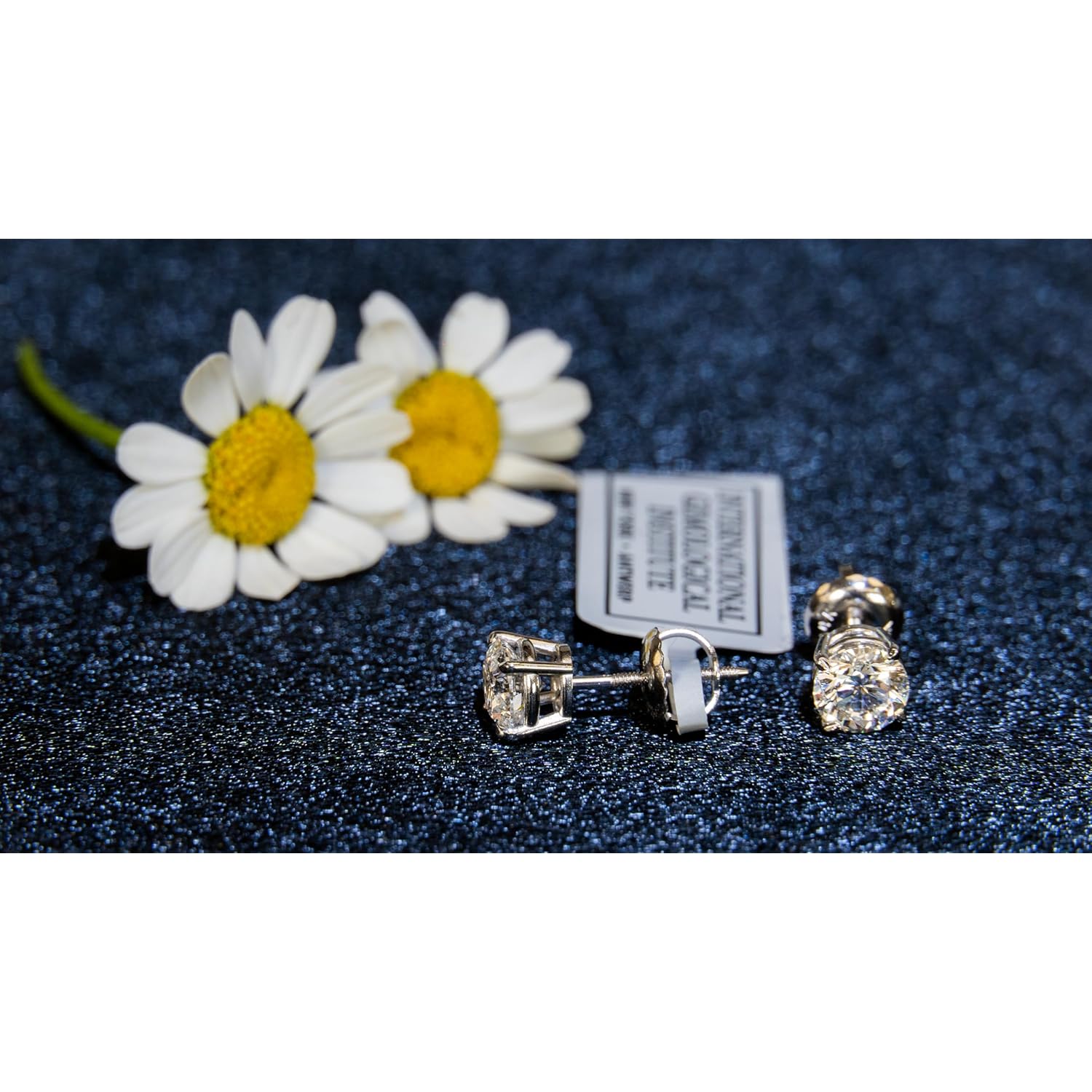 1/3 to 10 Carat D-E Color and VS1-VS2 Clarity Lab Grown Diamond Round Stud Earrings for Women I 14k White Gold Earrings for Her cttw 4-Prong Set Secure Screw Back Made in USA by Beverly Hills Jewelers