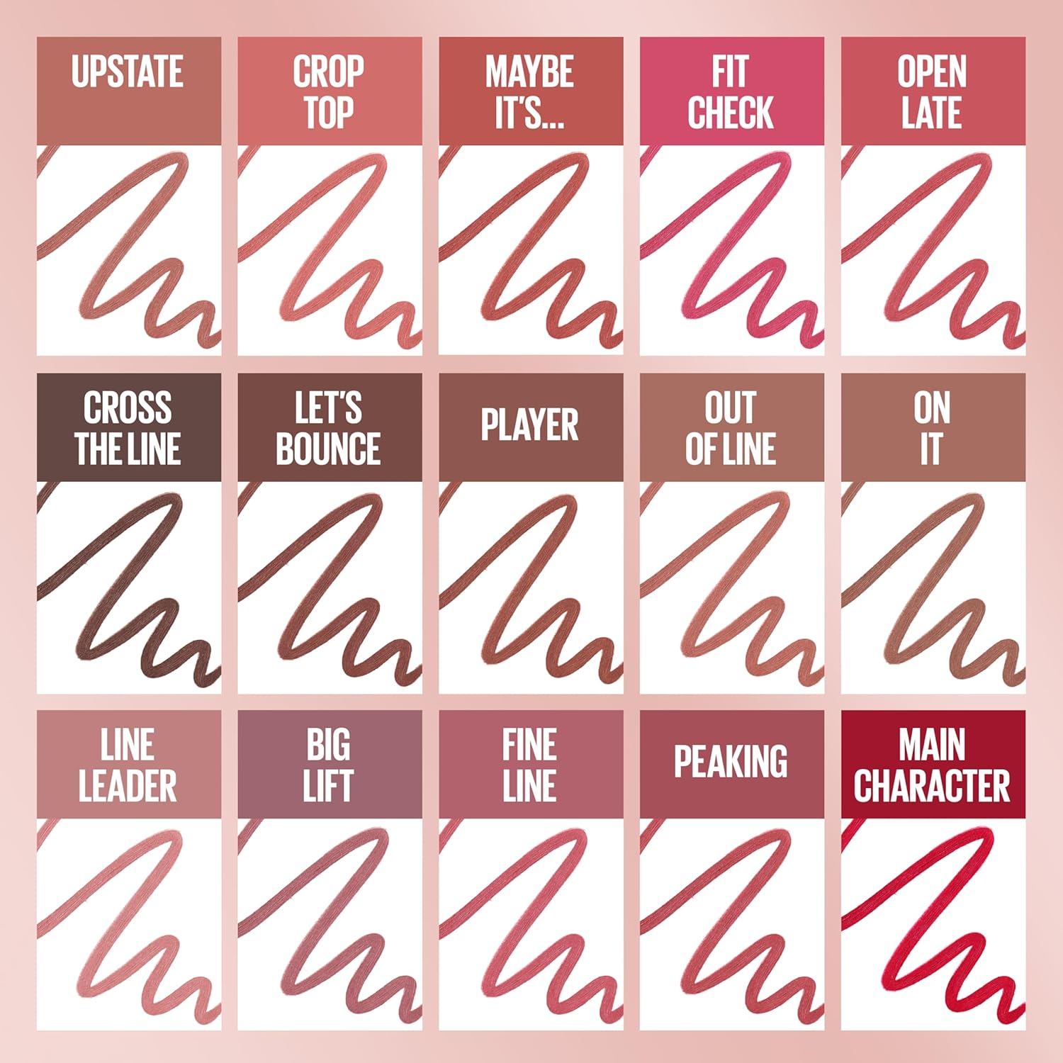 MAYBELLINE Lifter Liner Lip Liner Makeup, Lip Pencil with Hyaluronic Acid For A Fuller, Lifted Make Up Look, Maybe It's..., 1 Count