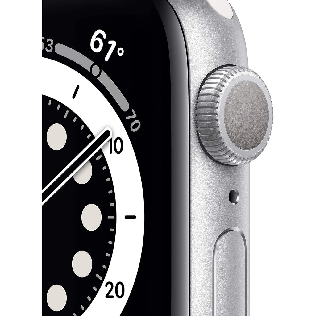 Apple Watch Series 6 (Gps, 40Mm) - Silver Aluminum Case With White Sport Band (Renewed)
