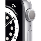 Apple Watch Series 6 (Gps, 40Mm) - Silver Aluminum Case With White Sport Band (Renewed)