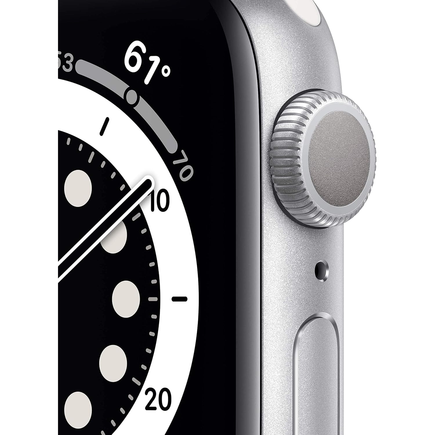 Apple Watch Series 6 (Gps, 40Mm) - Silver Aluminum Case With White Sport Band (Renewed)