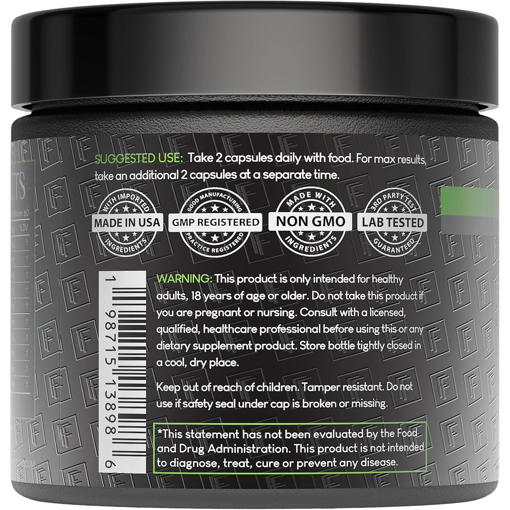 Formulation Factory Crown of Glory 10-in-1 Hair Growth Products - DHT Blocker for Men & Women with Pumpkin Seed Oil - Hair Vitamins for Faster Growth & Thickness - 120 Capsules, 2 Month Supply