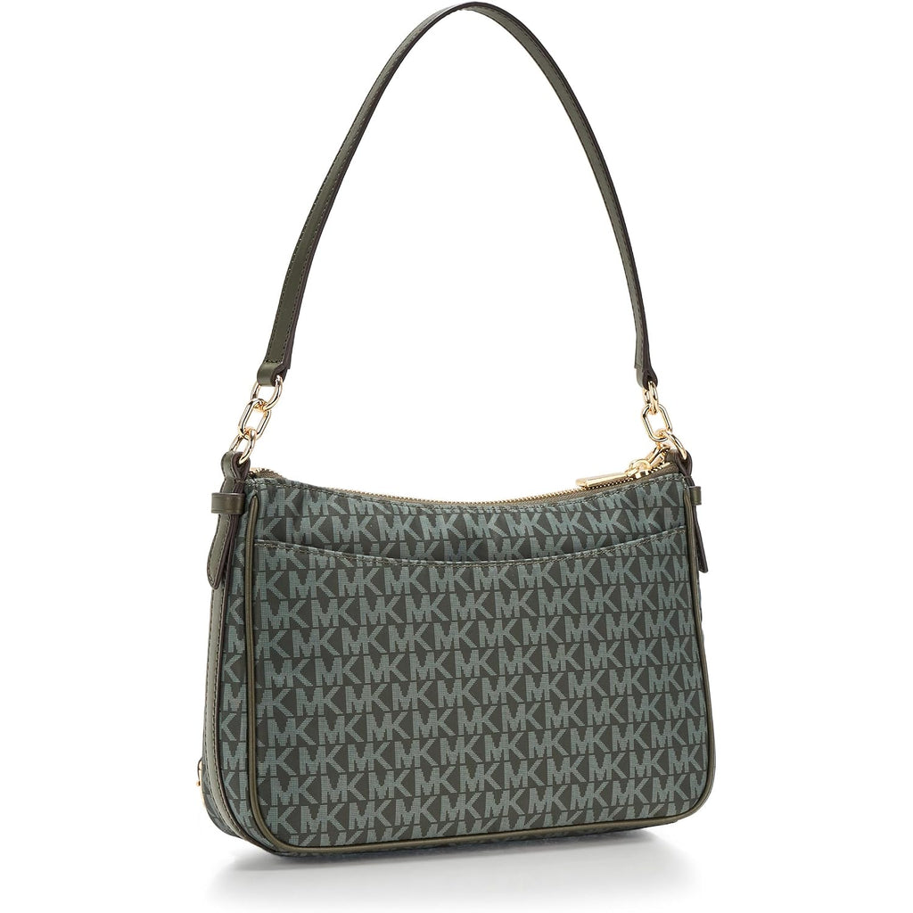 Michael Kors Jet Set Medium Top Zip Pochette Crossbody Bag