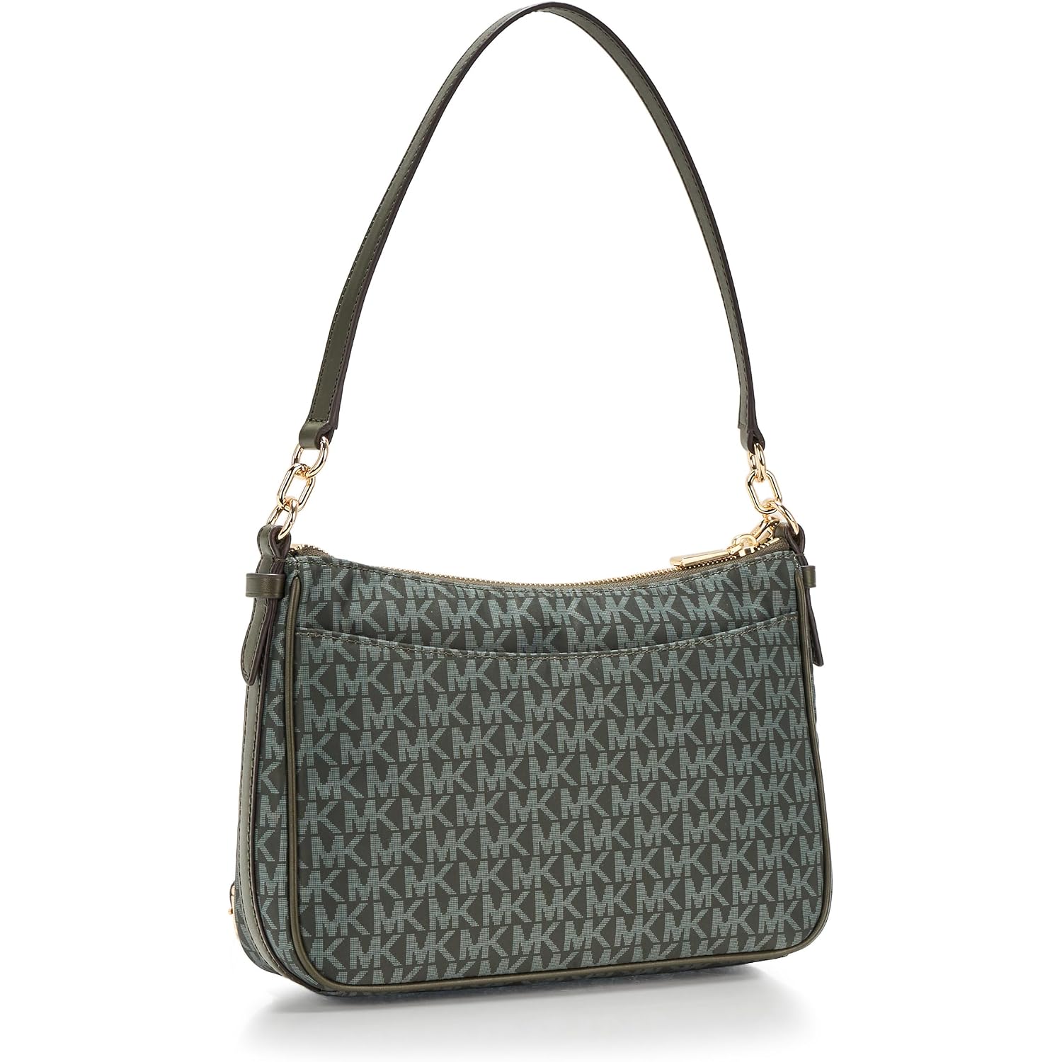Michael Kors Jet Set Medium Top Zip Pochette Crossbody Bag