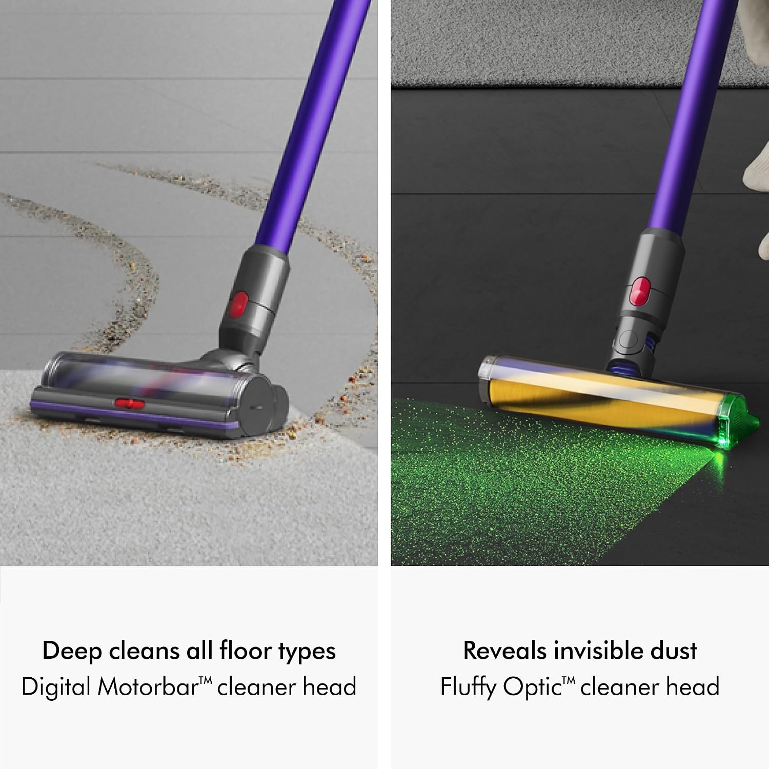 Dyson Gen5Detect Cordless Vacuum, 280Aw, 3 Power Modes, Up To 70 Minutes,² Illumination Reveals Dust, Hepa Filtration, All Floor Types